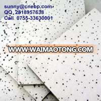 Acoustic and sound insulation mineral fiber ceiling board