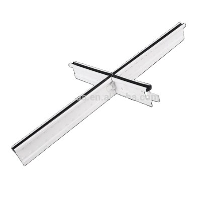 new type of false ceiling grids alloy lock end T bar steel t shaped ceiling keel